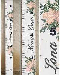 Chic Flower Growth Chart Custom Designs And Color And