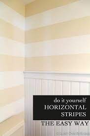 Paint Horizontal Stripes To The Walls