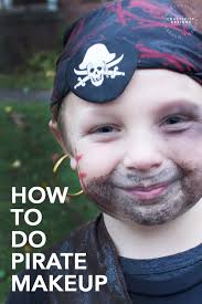 how to do easy pirate makeup for a