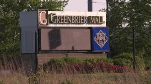 greenbrier mall in foreclosure after