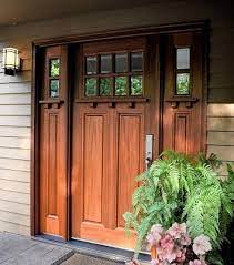 wood entry door pella
