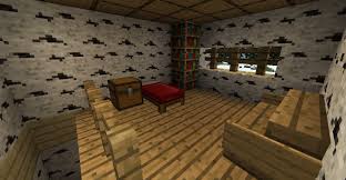 Wood floor with colored wool for rugs (be sure to make your floors two layers thick, though). Medieval Birch House Blueprints For Minecraft Houses Castles Towers And More Grabcraft