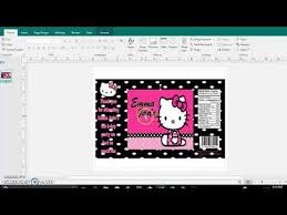Diy Tutorial Chip Bag Template Publisher And Microsoft Word