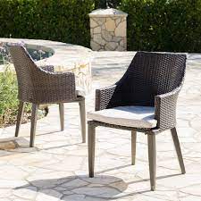 Hillcrest Outdoor Wicker Dining Chairs