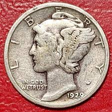 1929 Mercury Silver Dime Coin Value Prices Photos Info
