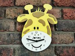 Giraffe Clock Children S Clock Nursery