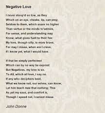 Negative Love - Negative Love Poem by John Donne