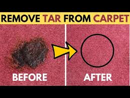 fastest way to remove tar from carpet