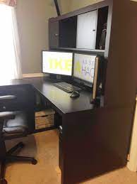 Available in black and white colors. Expedit Desk With Hutch Ikea Hackers