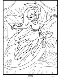 Set off fireworks to wish amer. Color Alive Enchanted Forest Fairy Coloring Page Crayola Com