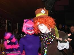 mad hatter and cheshire cat homemade