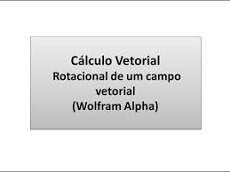 Campo Vetorial Wolfram Alpha