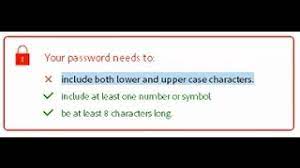 fix pword both lower and uppercase