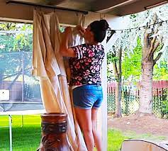 Diy Drop Cloth Patio Curtains