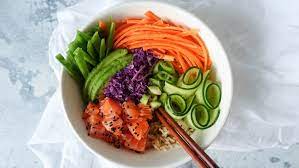 Quick Easy Poke Bowl Recipe Cook The Hottest Food Trend At Home Tonight gambar png