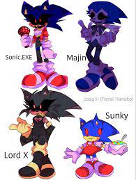 Sonic EXE characters but genderbent | Cute drawings, Character art, Sonic  art