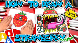 a strawberry monster folding surprise