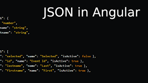 using json in angular dev community