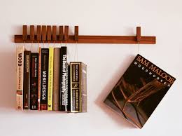 Book Rack Walnut Bookcase Wall