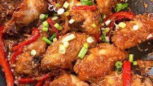 Sweet And Spicy Korean Fried Chicken Delishably gambar png