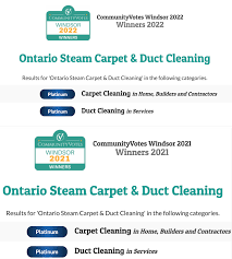 ontario steam carpet duct cleaning