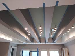 painting ceiling beams to look like wood
