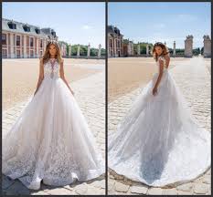 If you're searching for a romantic look for your wedding day, try a floral lace gown. China Sleeveless Bridal Ball Gowns Cathedral Train Lace Wedding Dresses H186145 China Wedding Dress And Bridal Dress Price