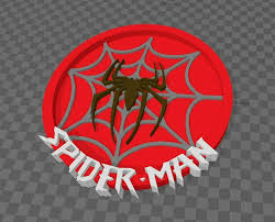 3d file 4 spider man logos 3d print