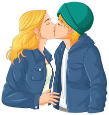 two people kissing images free