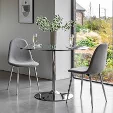 Cayuga Glass Dining Table Seats 4