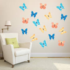 Printed Erfly Wall Decals Set Of