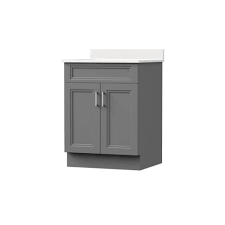 This menards bathroom vanities 24 inch graphic has 13 dominated colors, which include petrified oak, namakabe brown, paseo verde, worn wooden, dusky, medlar, bud, olivenite, snowflake, white, black, ivory, honeydew. Magick Woods Elements Stratton 24 W X 21 D Gray Bathroom Vanity Cabinet At Menards