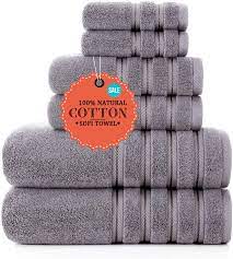 Right now, these bath towels are on sale for $0.10 at select walmart locations. Amazon Com Luxury Turkish Towels Bathroom Sets Clearance 6 Piece Bath Towel Set 2 Bath Towels 2 Hand Towels 2 Washcloths Super Soft Highly Absorbent Grey Home Kitchen