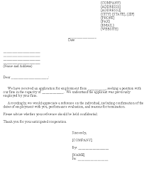 Request For Employment Reference Sample Letter Download Template