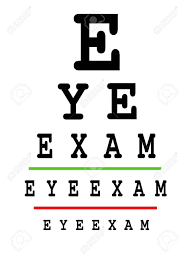 Eye Exam Chart Conceptual