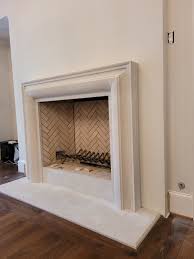 Modern Cast Stone Fireplace