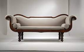Regency Scroll Arm Sofa In Linen With 2