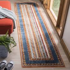 safavieh bokhara bok136m 5 0 x 7 6 blue orange area rug