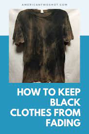 5 ways to keep black clothes from fading