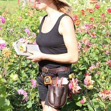 Brown Gardener S Tool Belt Leather
