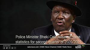 Bhekokwakhe bheki hamilton cele (born 22 april 1952) is the south african minister of the police, since 26 february 2018 and was the national commissioner of the south african police service until. Minister Bheki Cele Releases Crime Statistics For Second Quarter Of 2020 2021 Youtube