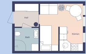 Small And Cozy Studio Apartment Plan