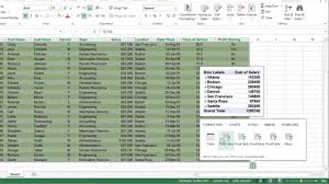 how to use pivot tables in excel 2016