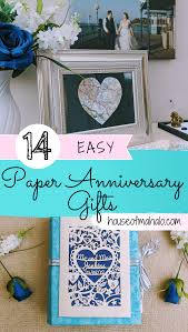 14 diy paper anniversary gifts to make