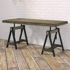 What are the shipping options for industrial desks? Trent Austin Design Lynde Height Adjustable Standing Desk Reviews Wayfair