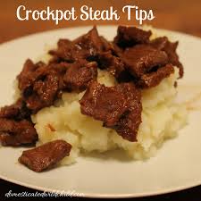 crockpot steak tips domesticated wild