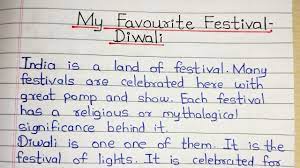 my favourite festival diwali essay in
