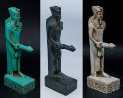 Unique Large Egyptian God Min Statue 9