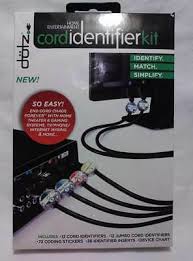 Dotz Home Entertainment Cord Identifier Kit Identify By