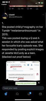 Update on the tiktokTwitter allegations, they seem to be fake. :  rMelanieMartinez